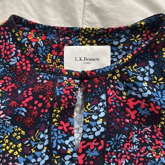 L.K.Bennett viskosa flower dress - Picture 7 of 10